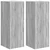 TV zidni ormar Zidne 2 pcs Siva Sonoma 30 x 31 x 80 cm