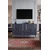 Hanah Home komoda Ilay 120, 120 cm, antracit / srebrna