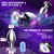 SuperLove Powerful Glowing Vibrating Metal Butt Plug with Remote & App Small