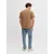 JJ Rebel by Jack & Jones majica Matheo za muškarce, braon, L