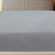 vidaXL Plahta s gumicom od žerseja siva 180x200 cm pamučna