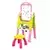 slomart LEAN TOYS Edukacijska tabla 5v1 z dodatki, roza