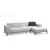 Atelier del Sofa Ugaona garnitura Montana 91x85x288cm Svetlosiva