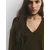 Pull&Bear Pulover temno rjava