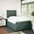 Vidaxl Box spring postelja z vzmetnico temno zelena 120x200 cm žamet
