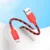 Hoco USB-A–Micro USB kabel Hoco, 2,4 A, 1 m, X116, rdeč preliv