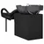 Stolica za šampon Crna 136 x 60 x 92 cm PVC