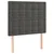 Vidaxl Box spring postelja z vzmetnico temno siv 90x190 cm žamet