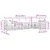 Set vanjskih sofa 6 pcs Bijela i antracit 306 x 128,5 x 73 cm