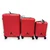 Koferi Kick Enjoy Set 1/3 Bermud-Red