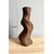 Aberto Design Vaza Decorative Wave, Braon