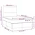 Krevet box spring s madracem LED tamnosmeđi 120x200 cm tkanina