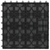 vidaXL Talne plošče 11 kosov globok relief WPC 30x30 cm 1 m2 črna
