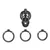Sevanda Naja-Cobra Chastity Cage Black XS