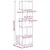 Regal za knjige s 5 razina boja hrasta 45x23,5x162,5 cm drveni