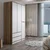 Hanah home Ormar Elina 140x208x52cm Belo-Bež