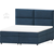 Boxspring postelja Rico - 140x200 cm - tkanine Cloud