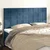 Vidaxl Vzglavje postelje temno modro 180x5x118/128 cm žametno