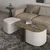 HANAH HOME Sto za dnevnu sobu Twin Antique Walnut