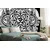 Tapeta Mandala zdravja v črnobeli varianti - 490x330