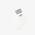 Nogavice adidas 3 Stripes Glitter Crew Socks 3-Pack Off White/ Aurora Coffee S