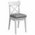 Jastučići za sjedenje 4 pcs Svijetlo siva 40 x 40 x 12 cm