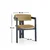 Hanah Home Trpezarijska stolica CO 021, 58x76x49 cm, Oker