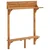 shumee vidaXL Balkonska barska miza 90x37x122,5 cm masivni akacijev les