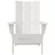 Sklopiva Adirondack stolica Bijelo 80,5 x 74,5 x 92 cm HDPE