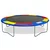 Barvita vzmetna prevleka za trampolin 366 374 cm 12ft