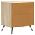 vidaXL Nočna omarica s predalom 2 pcs Sonoma hrast 43 x 34,5 x 47,5 cm