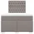Vidaxl Box spring postelja z vzmetnico taupe 120x190 cm blago