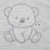 Dojenčkovski komplet za porodnišnico New Baby Sweet Bear siva vel. 50