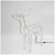 home Dekorativna rasvjeta, LED 3D figura, jelen - ROPE 1