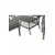 HANAH HOME Baštenska garnitura Hisar 6+1 Grey