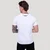 GymBeam Tribal Ribbed T-shirt White