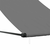 Tenda na uvlačenje antracit 100 x 150 cm od tkanine i čelika