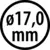 Vrtalnik Baildon BASIC DIN 338 RN NWKa 17 mm, HSS (S), 184-125 mm 70117001