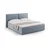 Svetlo modra boxspring postelja s prostorom za shranjevanje 180x200 cm Arendal – Cosmopolitan Design