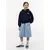 TOMMY HILFIGER Majica  nočno modra / bela