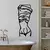 Wallity Zidna dekoracija Undressing Woman, 33x70cm, Crna
