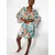 Trendyol Multi Color Floral Pattern Waist Open Mini Lined Chiffon Woven Dress