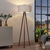 OPVIQ AYD 2957 Podna lampa, Drvena, E27, Bež