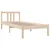 Vidaxl Posteljni okvir trden les 75x190 cm