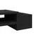 Stalak za monitor s pohranom crni 70x27x15 cm konstruirano drvo