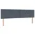vidaXL Postelja boxspring z vzmetnico Temno siva 180 x 200 cm Žamet