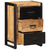 Ormar s ladicama 50x35x70 cm Puno grubo drvo Mango