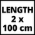 EINHELL Vođica za Expert kružne testere 2 x 100cm za TE-CS 18 Li, TE-CS 18/165 Li, TE-CS 165, TE-PS 165, 4502118