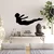 Wallity Zidna dekoracija Yoga 12, 60 x 26 cm, Crna