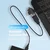 OTG adapter Techsuit SoundVoltX A17 4v1 USB-A v USB-C, Micro-USB, Lightning - črn